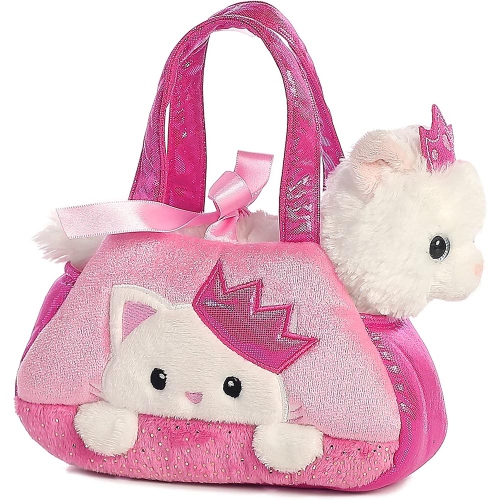 Aurora World Fancy Pals Pet Carrier, Peek-A-Boo Princess Kitty