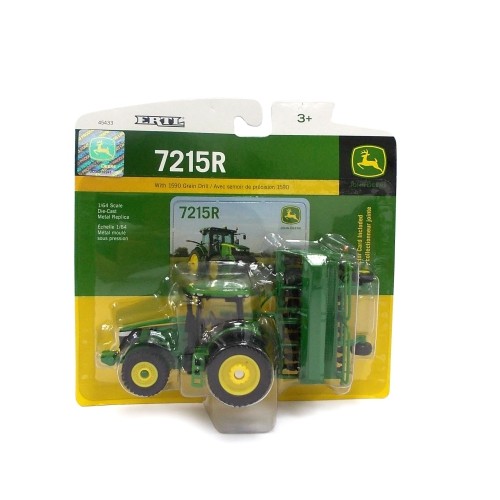 Ertl Collectibles John Deere 7215R Tractor With Grain Drill