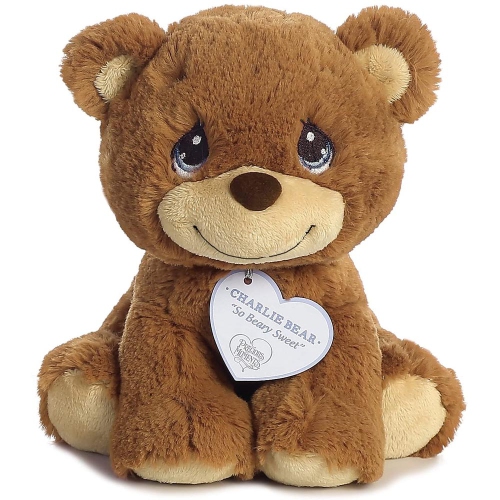 Aurora World Precious Moments So Beary Sweet Charlie Bear Plush, 8.5", Brown