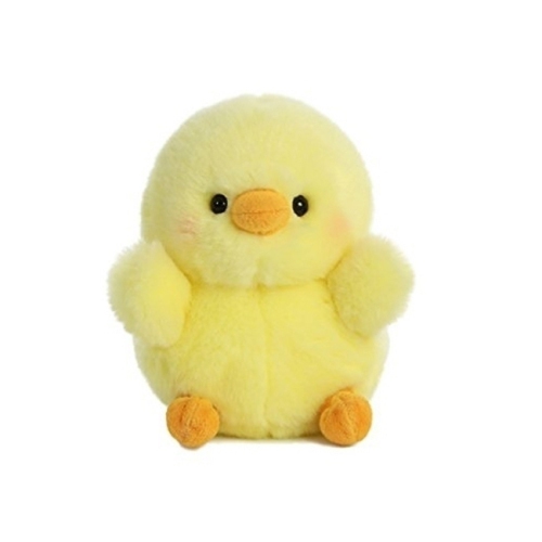 Chickadee Chick Rolly Pet 5 inch - Stuffed Animal by Aurora Plush