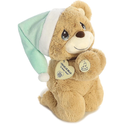 Aurora World Precious Moments Charlie Prayer Bear With Sound Now I Lay Me Down To Sleep Plush