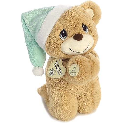 Aurora World Precious Moments Charlie Prayer Bear With Sound Now I Lay Me Down To Sleep Plush