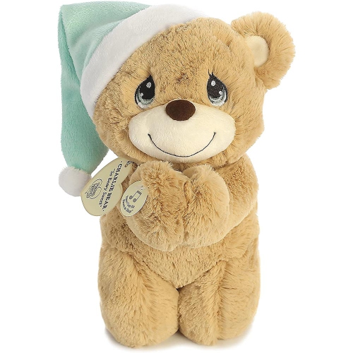 Aurora World Precious Moments Charlie Prayer Bear With Sound Now I Lay Me Down To Sleep Plush