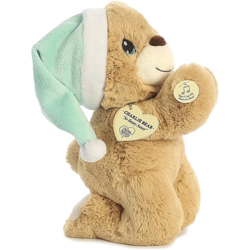 Aurora World Precious Moments Charlie Prayer Bear With Sound Now I Lay Me Down To Sleep Plush