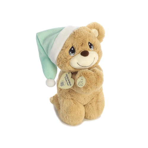 Aurora World Precious Moments Charlie Prayer Bear With Sound Now I Lay Me Down To Sleep Plush
