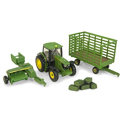 Ertl Collectibles John Deere 6210R Tractor Baling Set