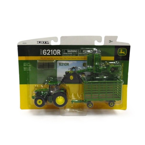 Ertl Collectibles John Deere 6210R Tractor Baling Set