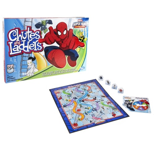 Marvel Spider-Man Web Warriors Chutes & Ladders Game