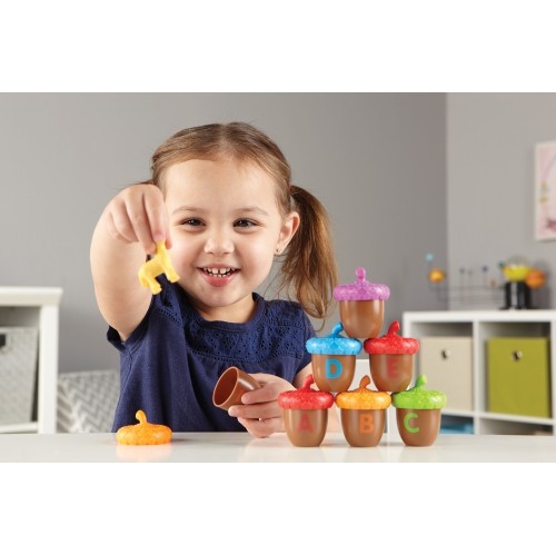 Learning Resources Alphabet Acorns Activity Set, 78 Pieces