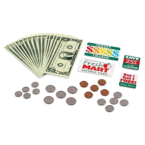 Melissa & Doug Fresh Mart Grocery Store Food And Role Play Companion Set Toy