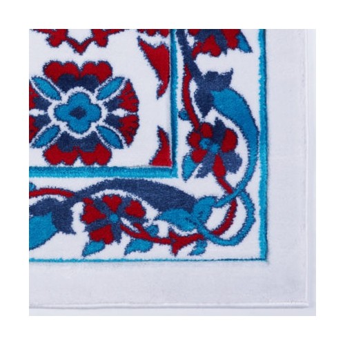 Ladole Rugs Ornamental Pattern Area Rug Carpet in Blue Red, 8x11