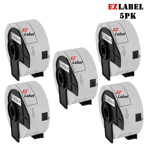 5 Rolls EZlabel Brother compatible DK1208 Large Address Labels 1-1/2'' X 3-1/2''