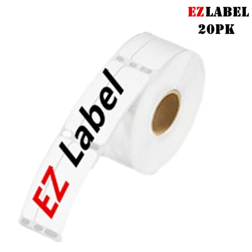 EZLABEL  20 Rolls Dymo 30321 Compatible Labelwriter Address Labels, White, 1-4/10" X 3-1/2", 260 Labels/roll