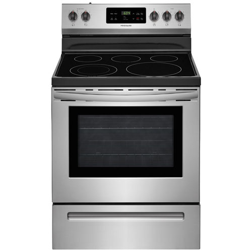 Frigidaire 30" 5.3 Cu. Ft. Self-Clean 5-Element Freestanding Electric Range - Stainless