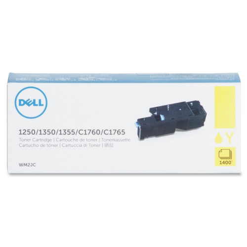 Dell WM2JC Yellow High Yield Original Toner Cartridge, For Dell 1250 /1350 /1355 /1355 /C1760 /C1765