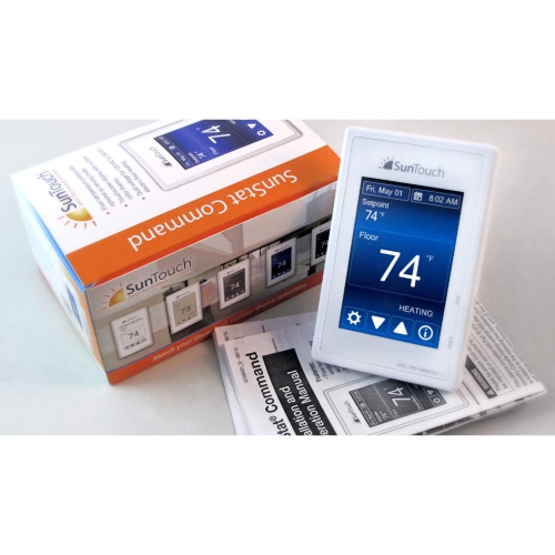 SunTouch 500850-SB SunStat Command Touchscreen Programmable Radiant Floor Heating Thermostat