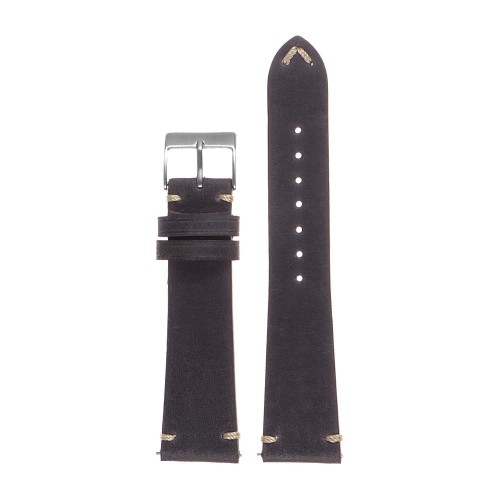 DASSARI  Tribute 20MM Quick Release Vintage Italian Leather Watch Band Strap In Blue