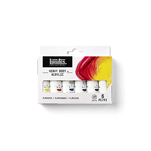 LIQUITEX  Professional Heavy Body Acrylic 6-Pack - Color Set