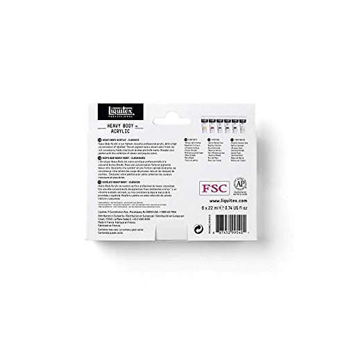 Liquitex Professional Heavy Body Acrylic 6-Pack - Color Set