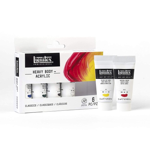 Liquitex Professional Heavy Body Acrylic 6-Pack - Color Set