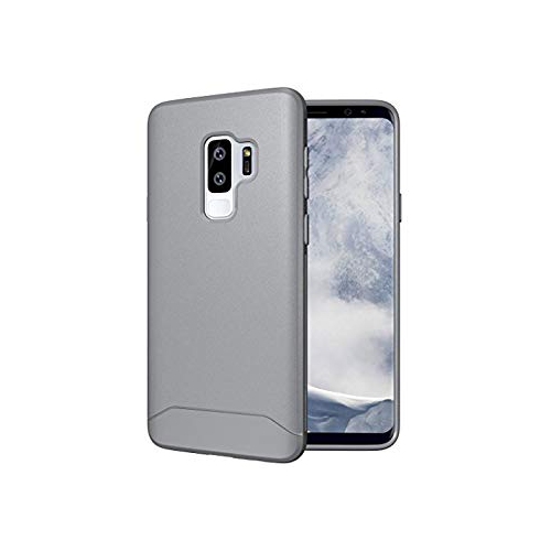 Galaxy S9 Plus S9+ Case TUDIA Full-Matte Lightweight [Arch S] Ultra Slim Thin TPU Bumper [Shock Absorption] Cover for Samsung
