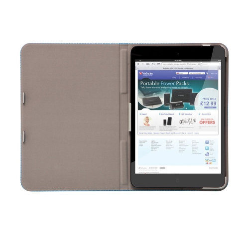 Verbatim Folio Expressions for iPad Mini 98100 (Aqua Blue)