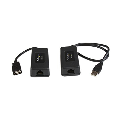 STARTECH  131-Feet 1 Port USB for Cat5 Cat6 Ethernet Extender USB110Ext2 (Black)