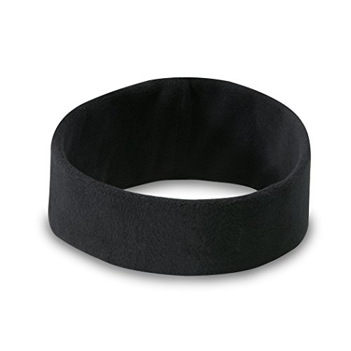 SleepPhones SB1BL Wireless Bluetooth Headphones Ultra Thin Speakers Midnight Black - Fleece Fabric