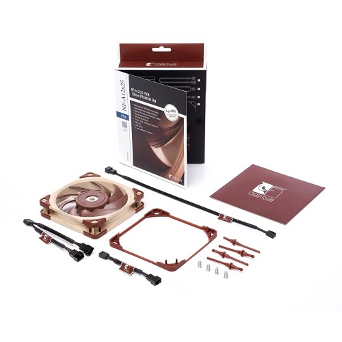 Noctua NF-A12x25 PWM Premium-Quality Quiet 120mm Fan Brown