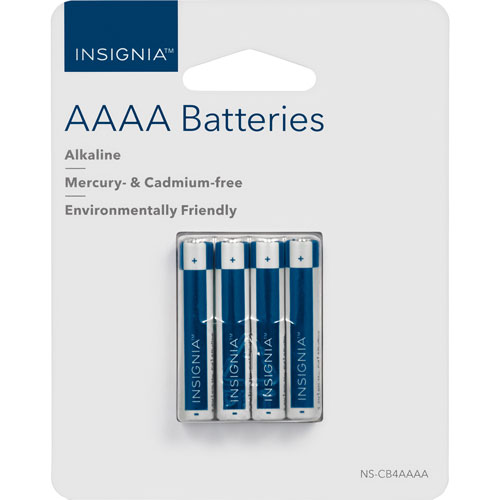 Insignia AAAA Alkaline Batteries - 4 Pack - Only at Best Buy