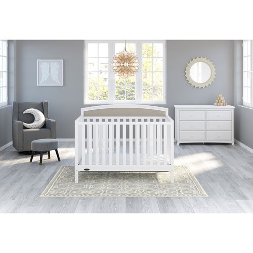 	Graco Finley 4-in-1 Convertible Crib - White/Sand : Baby Cribs - Best Buy Canada Graco Finley 4-in-1 Convertible Crib - White/Sand