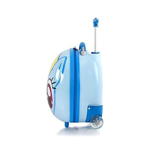 My Little Pony Circle Shaped 16 inch Hardside Carry-on Travel Trolley Luggage for Kids [Rainbow Dash]