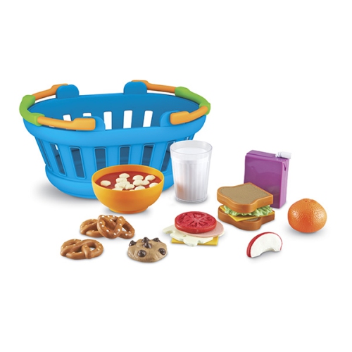 LEARNING RESOURCES  Pretend And Play Healthy Lunch Basket I adore these food items and toys for my grandkids! Everything is so realistic and quality made there aren't any other brands out there I have found better than these