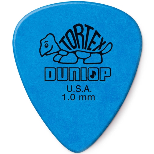 Médiators standard Tortex de Dunlop - 1 mm - Paquet de 12
