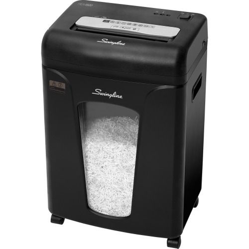 Swingline P-5 - 9" Throat Micro-Cut Shredder - 22.71 L Wastebin Capacity - Black