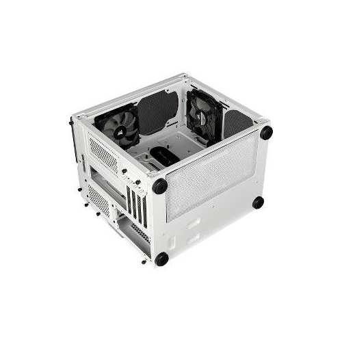 Corsair Crystal Series 280x RGB Tempered Glass Micro ATX PC Case, White