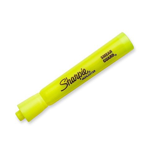 SANDISK  Sharpie Chisel Tip Tank Style Highlighter, Fluorescent - Pack Of 36 (1920938) In Yellow
