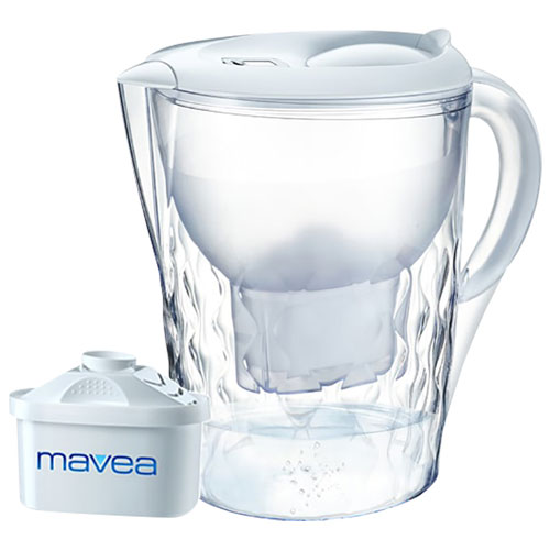Aquavero Everest 14-Cup Water Filtration Pitcher - White