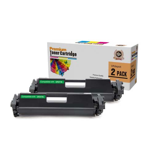 VPDEPOT  2Pk Cf217A(17A) Replacement Toner for HP M102W/m130Fn/m130Fw/m130Nw In Black