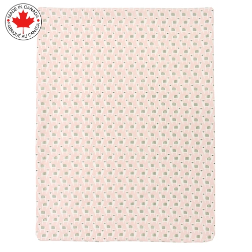 Bebelelo Baby Crib Bedding For Girls And Boys, Green and Pink Llama Design - 4-Piece Set