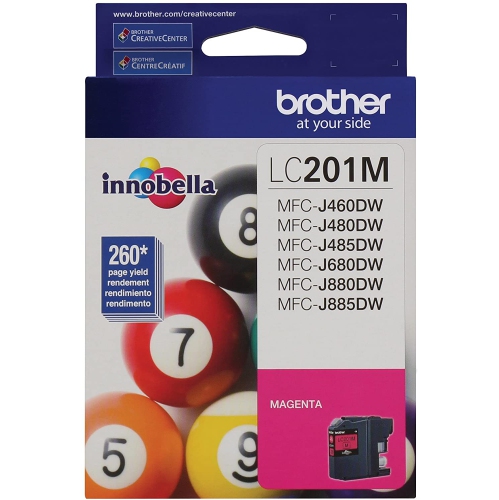 BROTHER  Lc201M Ink Cartridge for Mfc Printer In Magenta