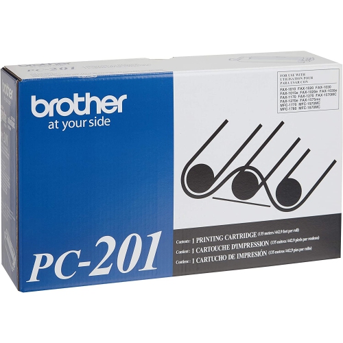Brother PC-201 Black Fax Cartridge IntelliFax 1170 Genuine New Sealed Box