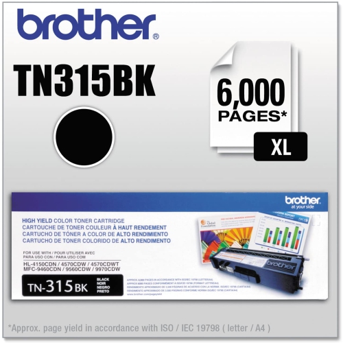Brother TN315BK Original Toner Cartridge