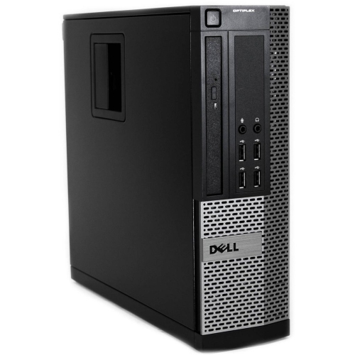 Refurbished - Dell OptiPlex 790 SFF Desktop: Intel i5-2400 Quad 3.10 GHz 4GB RAM 250GB HDD DVDRW Win 10 Home - Certified Refurbished