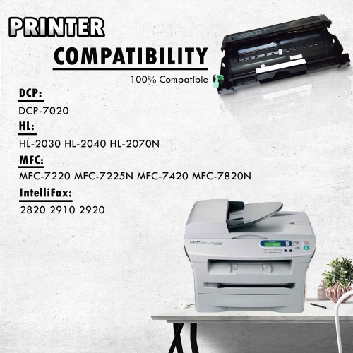 Inkfirst® Compatible Drum Unit DR-350 DR350 Replacement for Brother DR-350 HL-2030 HL-2040 HL-2070N MFC-7220 MFC-7225N