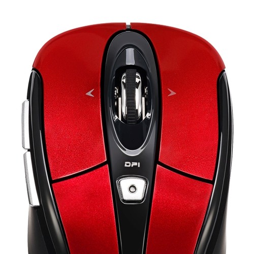 Adesso S60 1600 dpi Wireless Optical Gaming Mouse - Red -