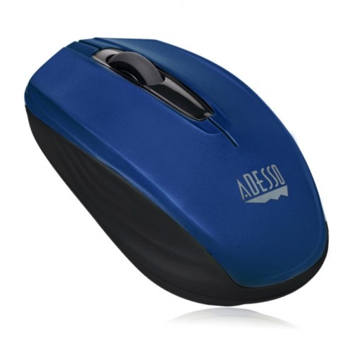 Adesso S50 1200 dpi Wireless Optical Gaming Mouse - Blue -