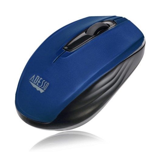 Adesso S50 1200 dpi Wireless Optical Gaming Mouse - Blue -
