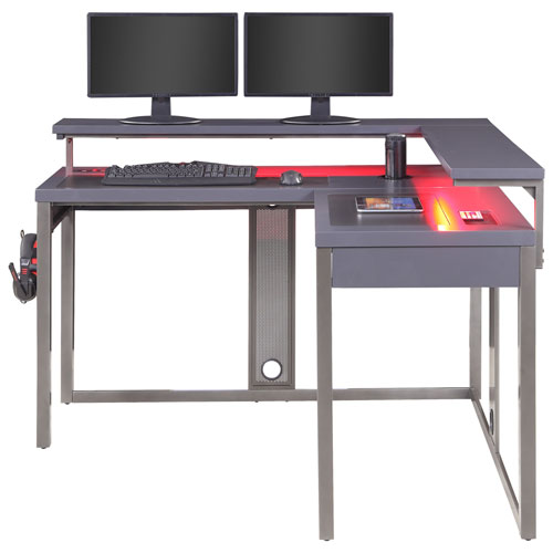 Z Line Designs Series 1 1 L Shaped Gaming Desk With Wireless