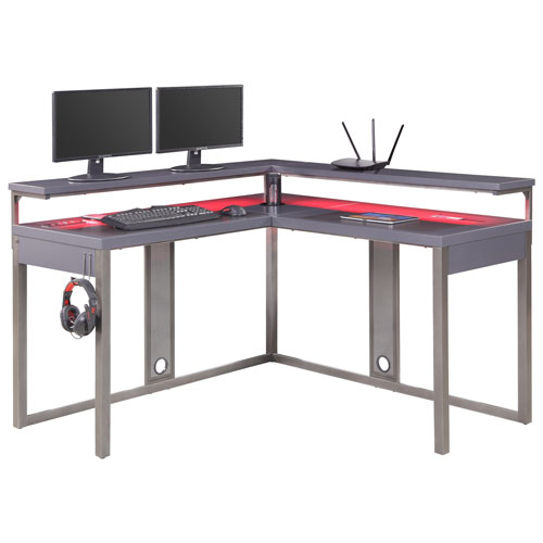 Z Line Designs Series 1 1 L Shaped Gaming Desk With Wireless